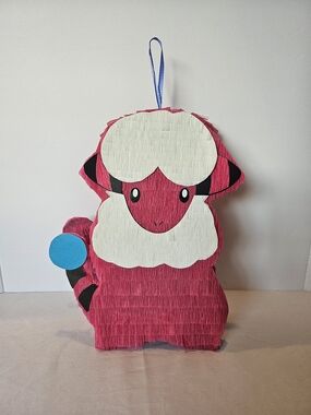Mini Handmade Pokemon Flaaffy Pinata Party Favors, Decoration, Gift Basket Idea